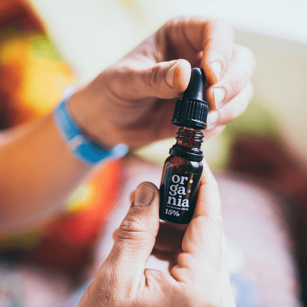 organia 15% full spectrum cbd oil in 10ml bottle  | Organia CBD Oils