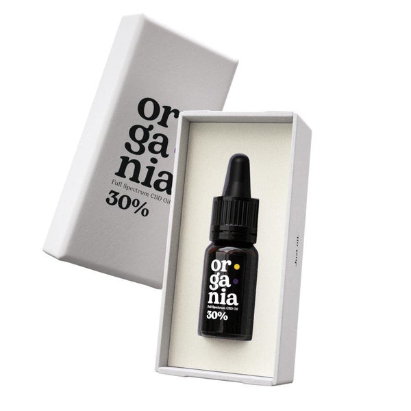 organia 30% full spectrum cbd oil in 10ml bottle with box | Organia 3000mg (30%) Full Spectrum CBD Oil | Organia CBD Oils